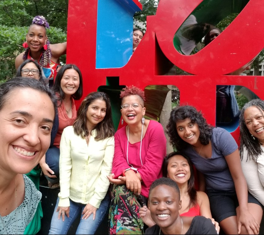 Adiele with VONA Students: Featured Image